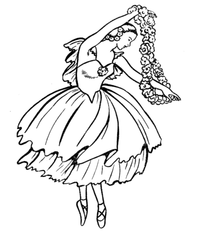 dancer coloring pages for kids - photo #19