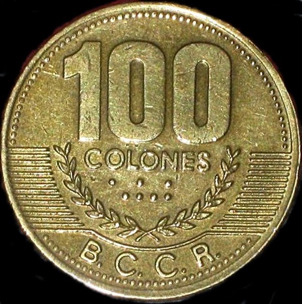 Monedas de México y el Mundo Costa Rica 100 Colones del 2000