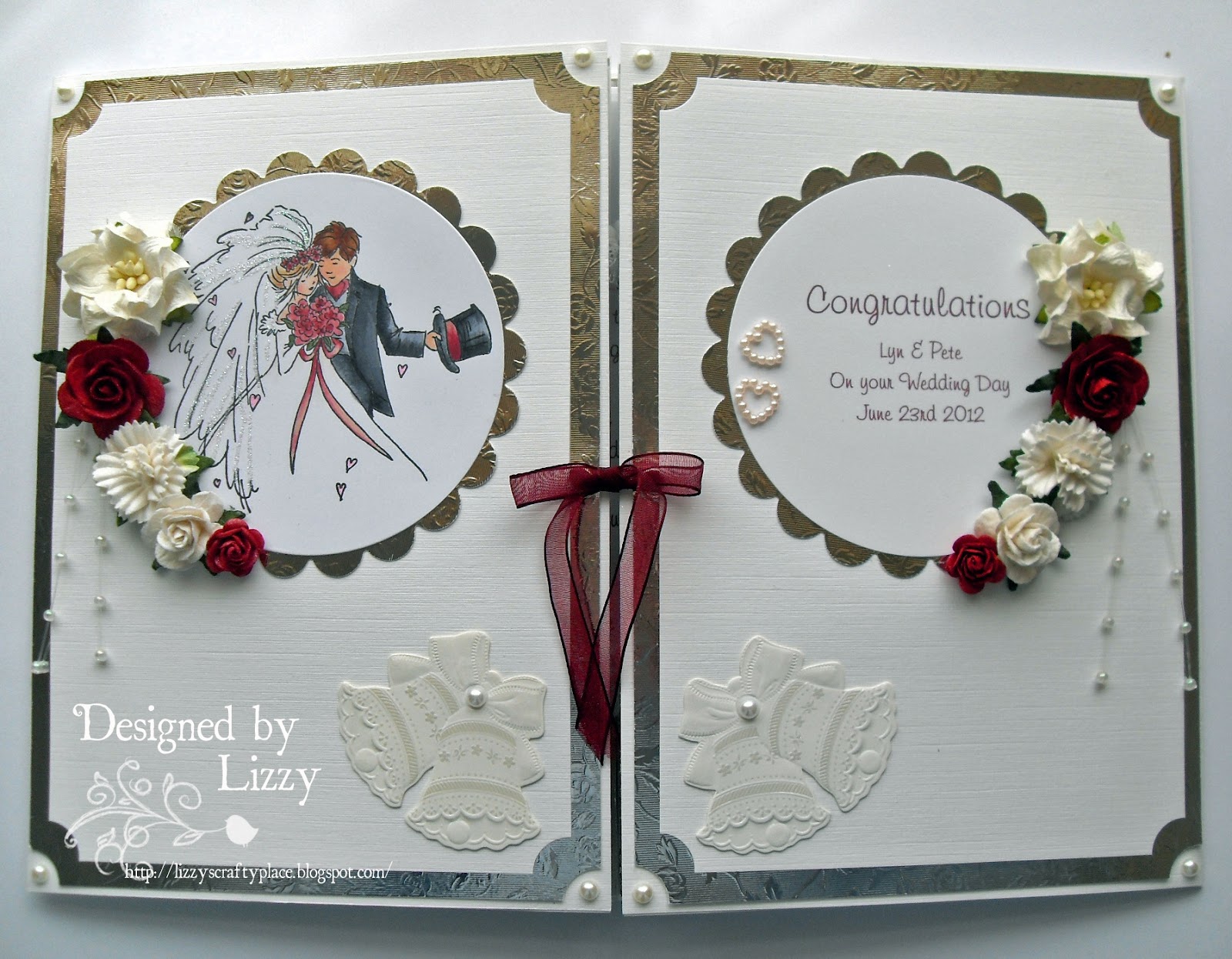 Lizzy's Crafty Place : Special Wedding Card