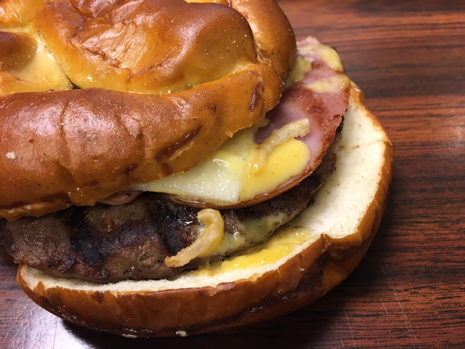 are there burgers made of ham