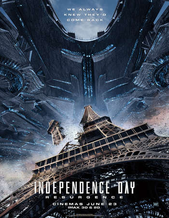 Poster Of Independence Day Resurgence 2016 English 450MB BRRip 720p ESubs HEVC Free Download Watch Online downloadhub.in