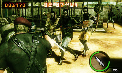 Resident Evil Mercenaries 3DS Screenshot