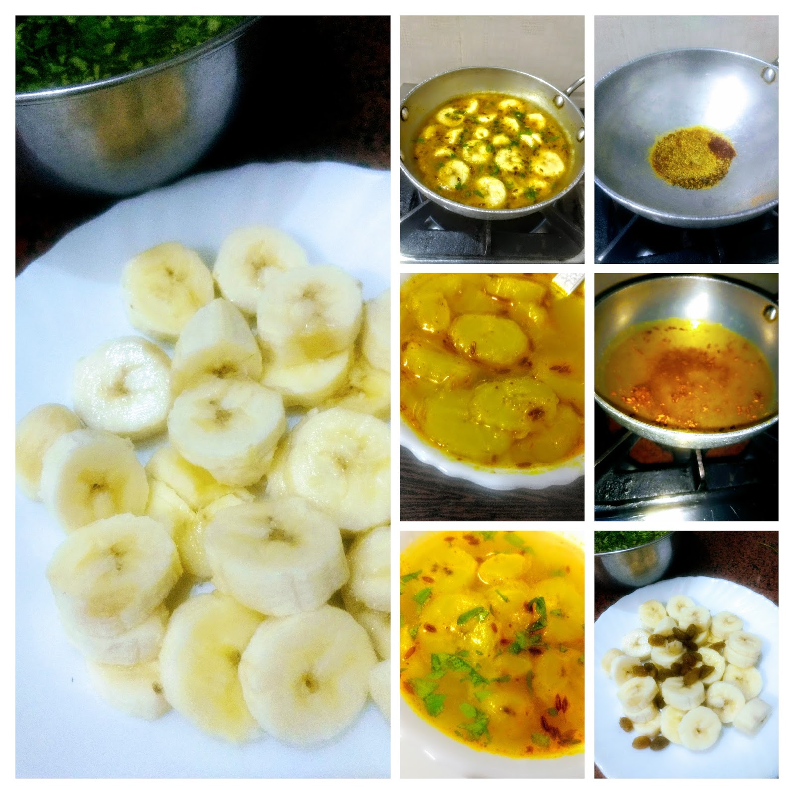 Maa ki Rasoi Ripe Banana Curry ( Pake Hue Kele Ki Swadist Sabji
