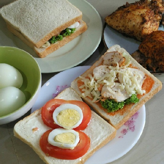 My Day My Life Ayam Panggang Sandwich Ayam Panggang