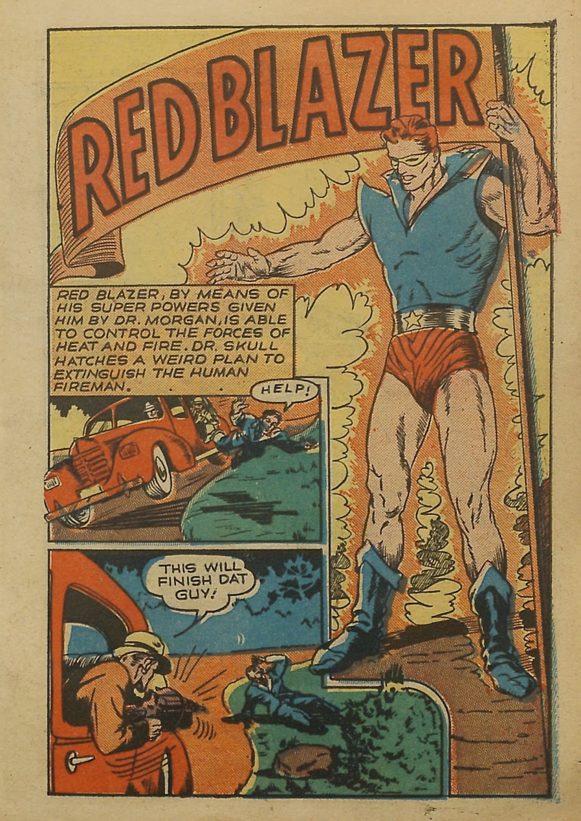 FourColor Shadows Red BlazerPocket Comics1941