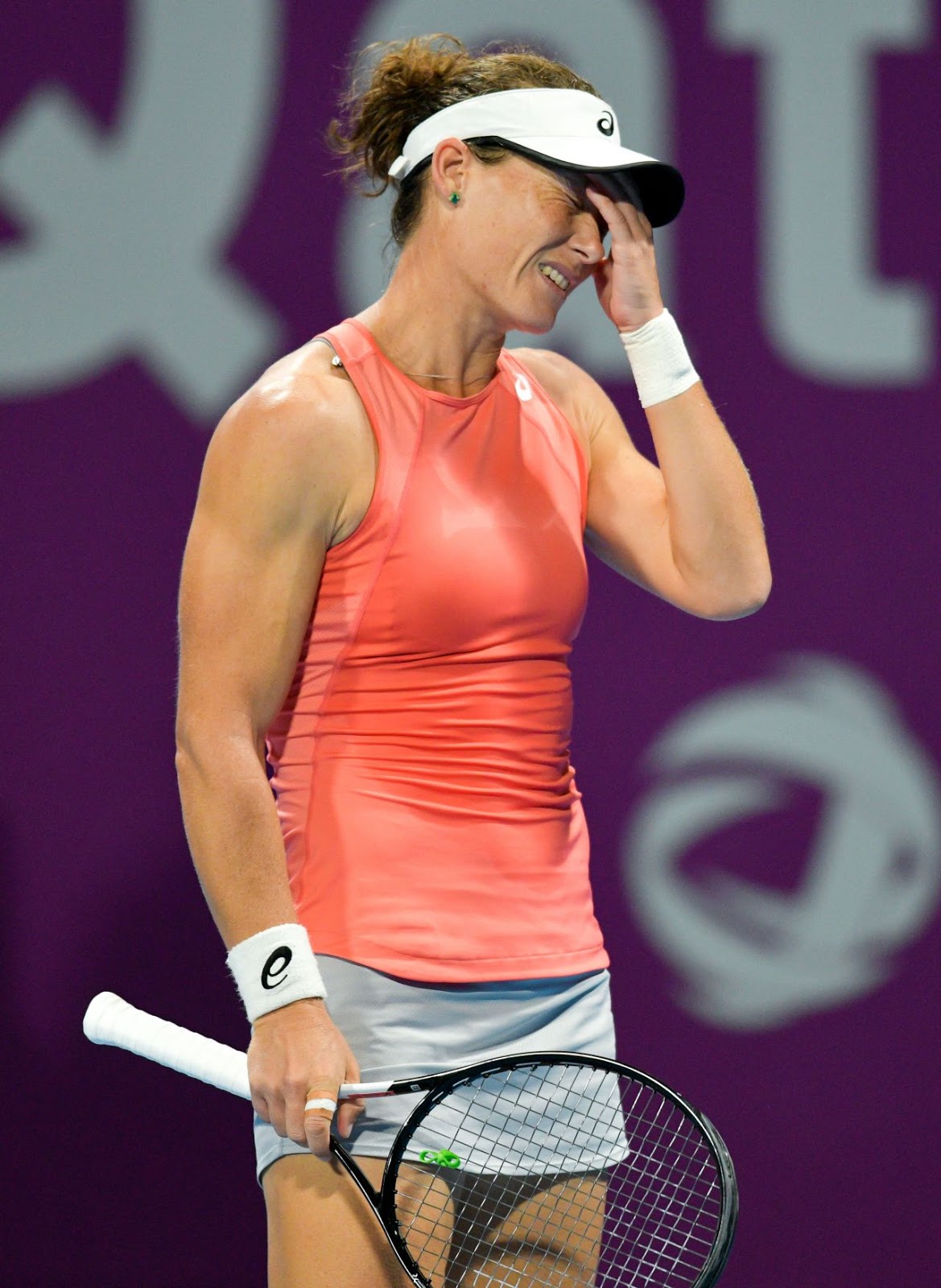 Samantha Stosur Qualifying Match Clicks for 2019 WTA Qatar Open in Doha