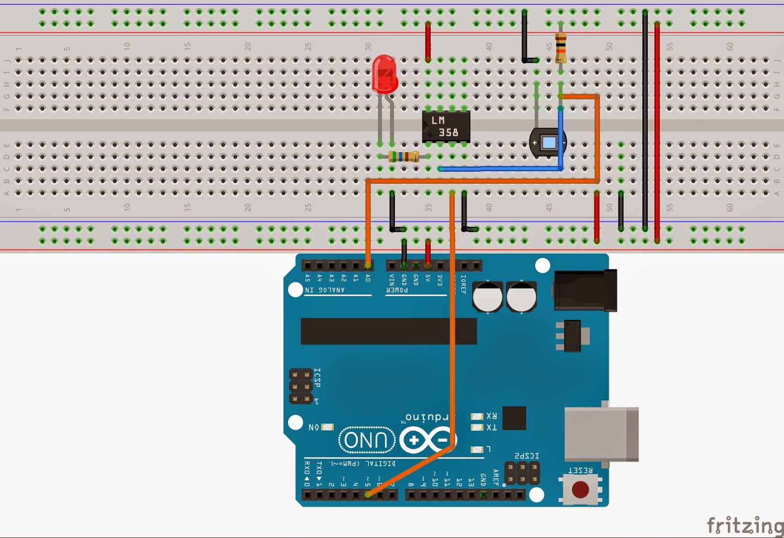 LM358 How's Its works and How to make different sensor using LM358