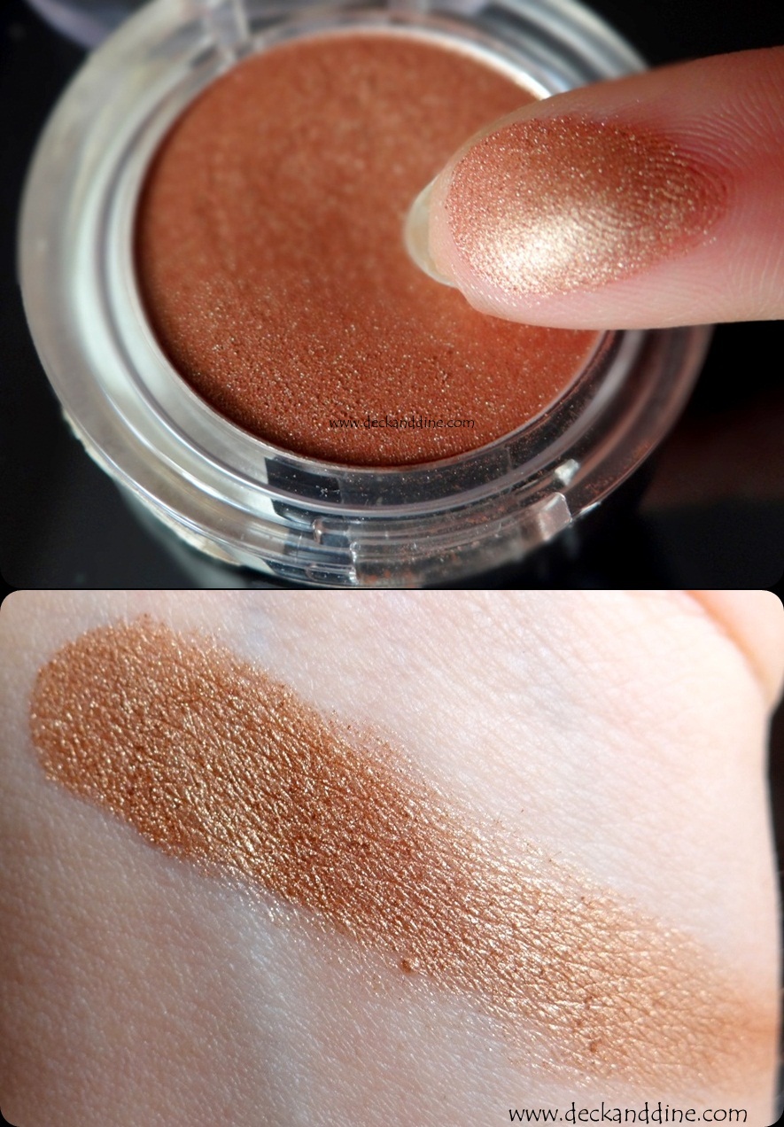 THE BODY SHOP COLOUR CRUSH EYESHADOW IN BRONZE BLISS Review, Swatches and EOTD Deck and Dine