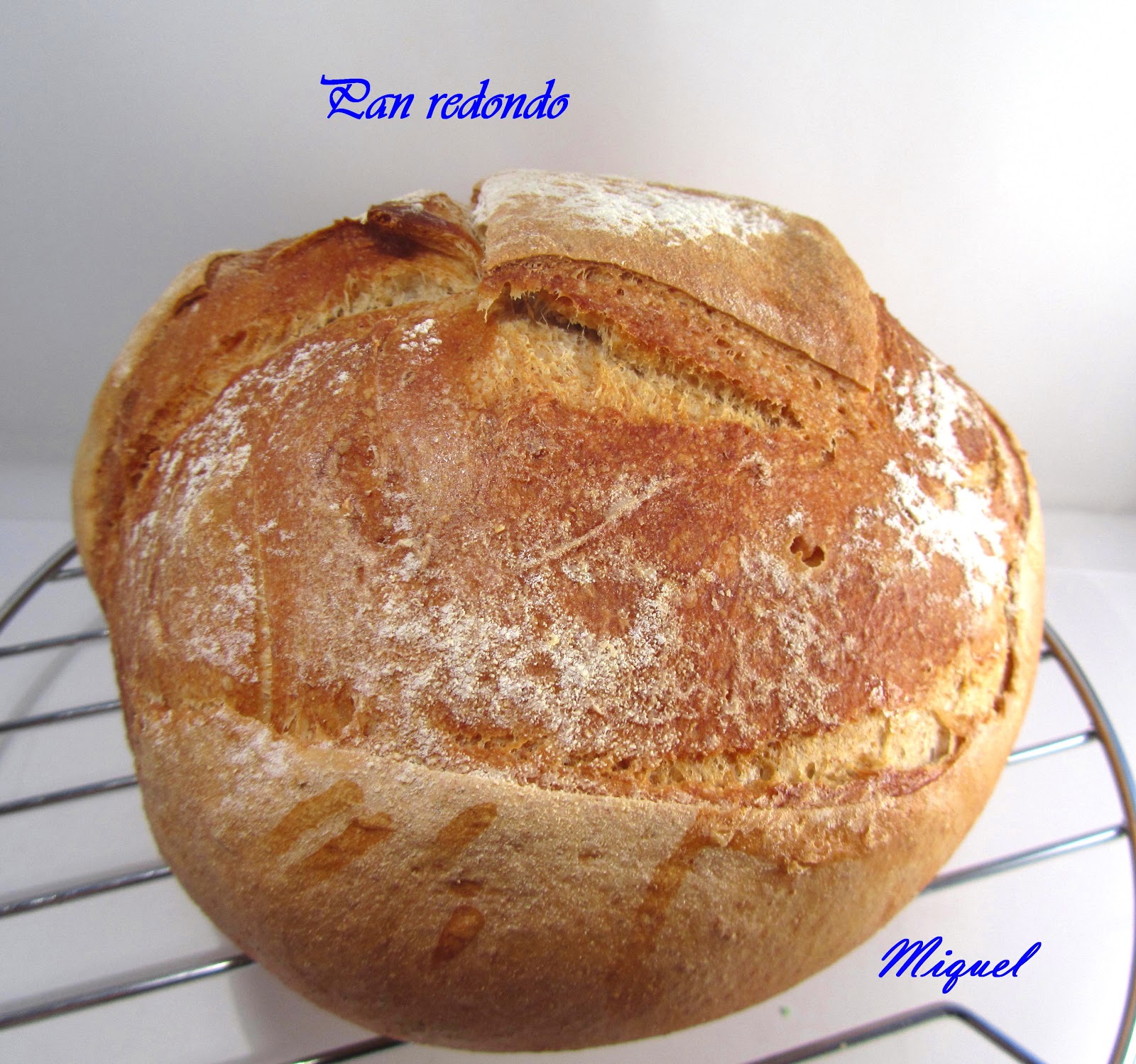 Les receptes del Miquel: Pan redondo