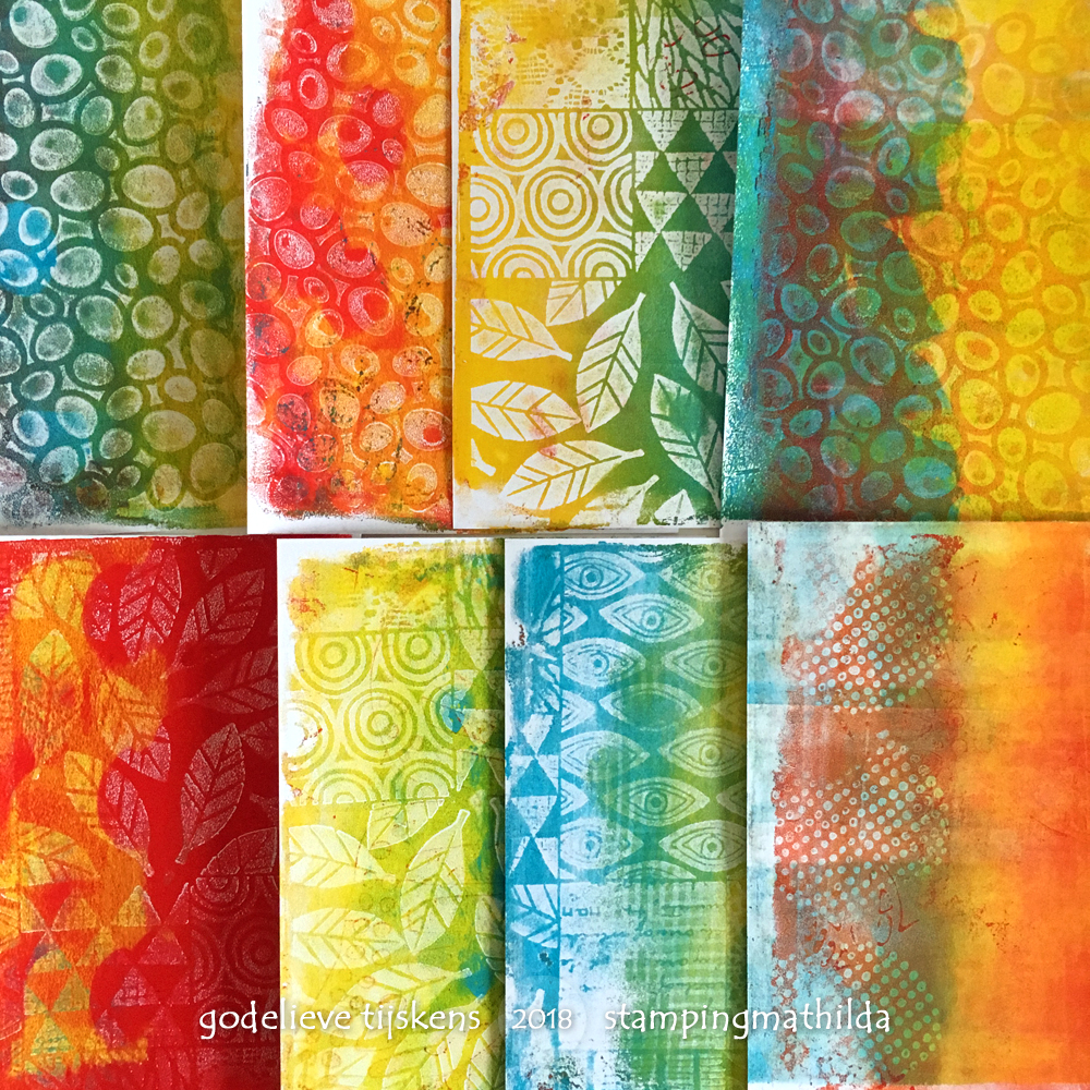 StampingMathilda 31 Days of Gel Printing