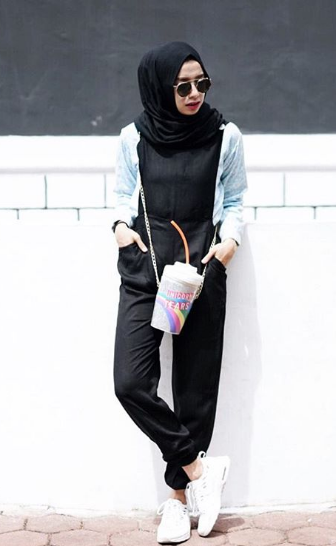  Fashion Gaya Casual Wanita Berhijab Masa Kini Tutorial Hijab 