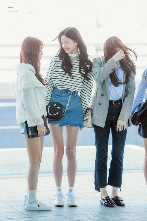 IZONE Wonyoung Airport Fashion. 