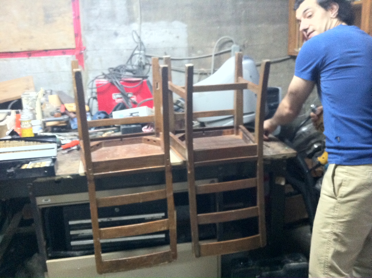 Lady Jane's Treasure Trove We (well, mostly he) made a bench out of