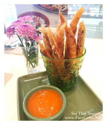 Fried Spring Rolls with Carrot Sauce Fried Spring Rolls with Carrot Sauce