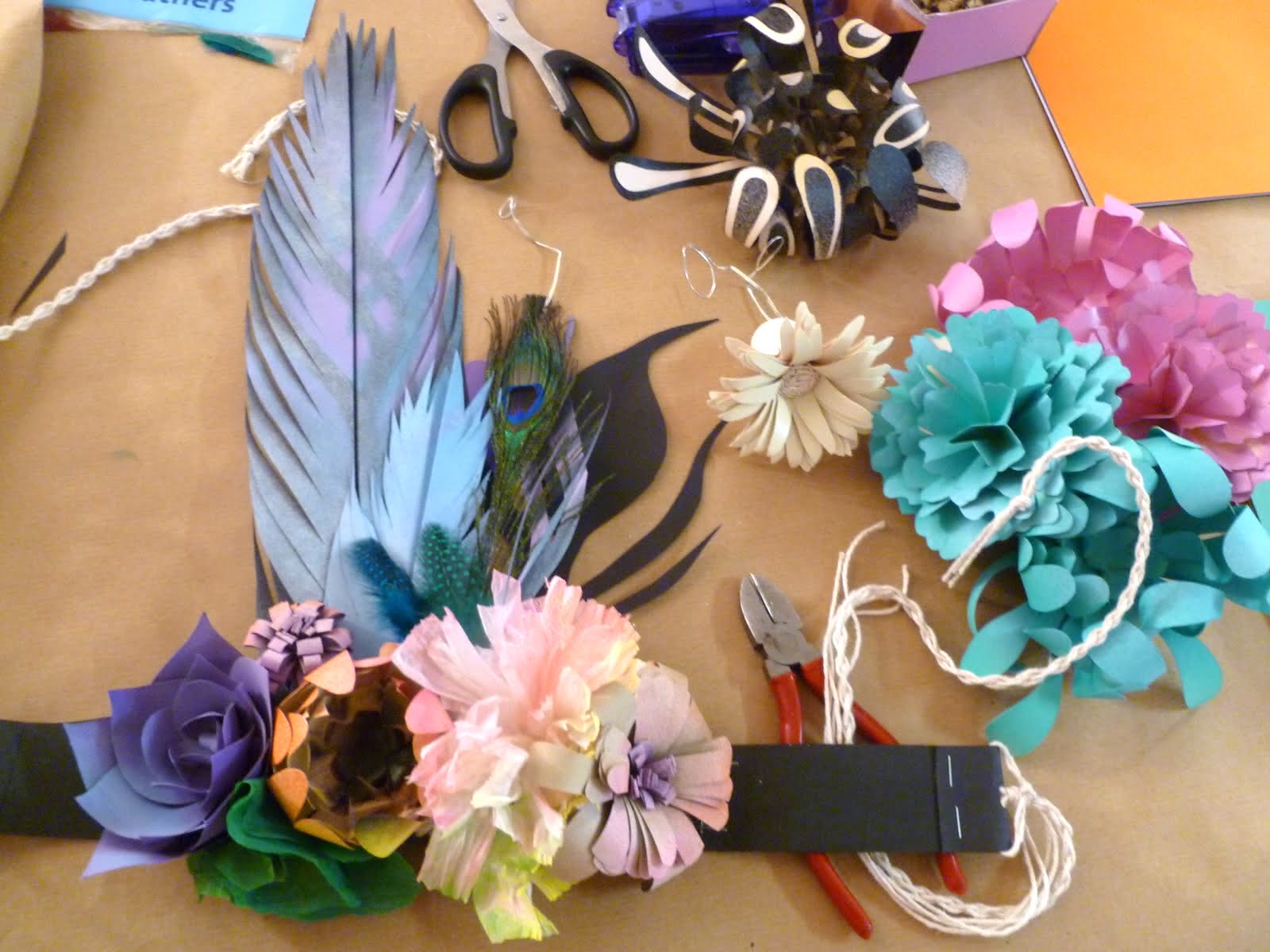 fredbutlerstyle Wednesday 3rd May My Paper Flower, Summer Headdress