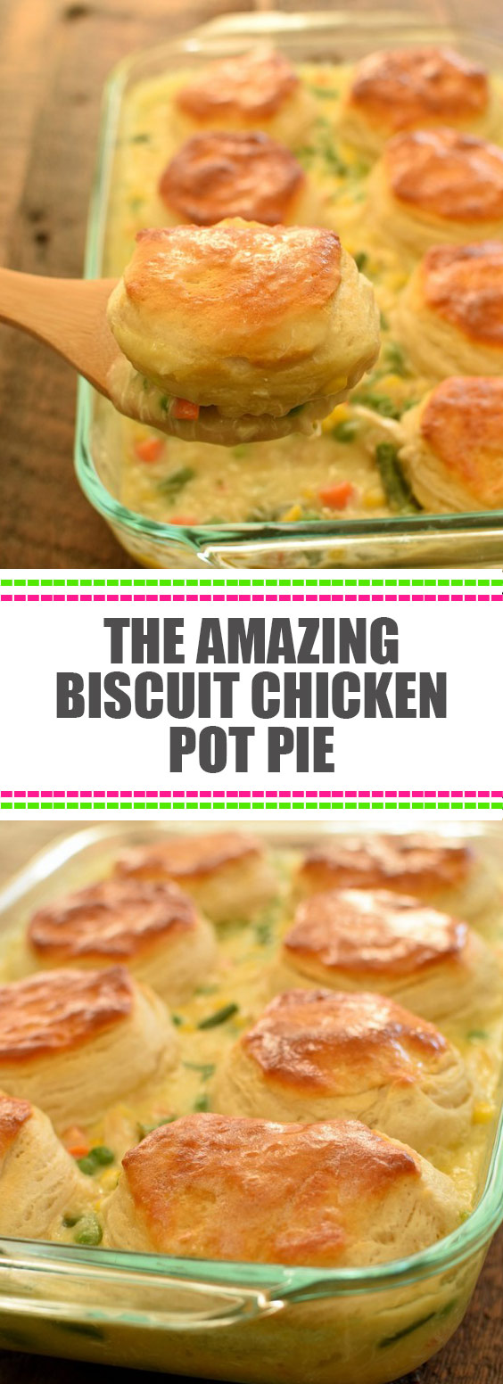 The Amazing Biscuit Chicken Pot Pie