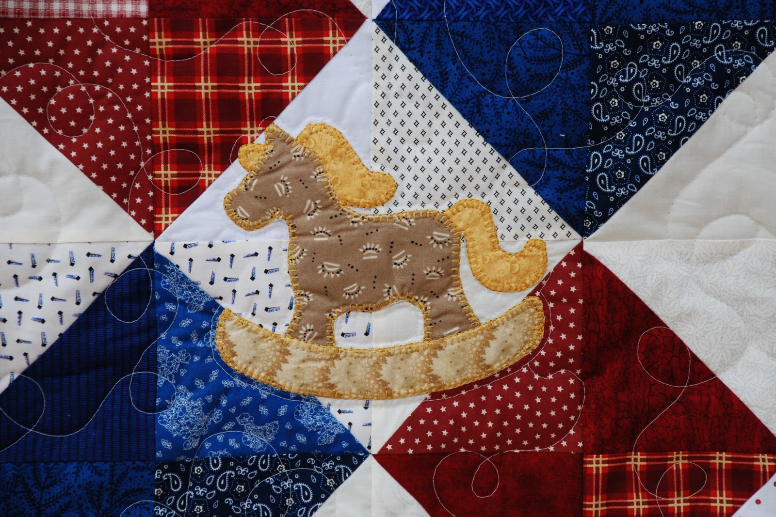 Rocking Horse Baby Quilt