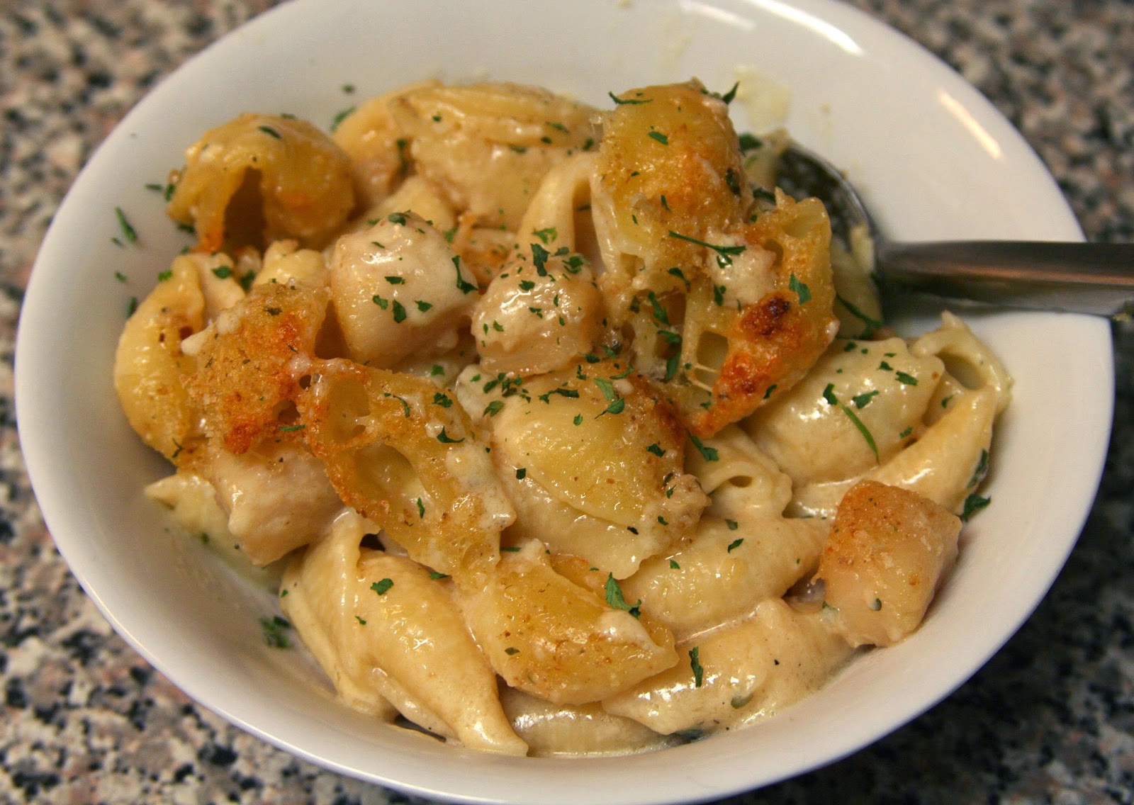Culturally Confused Casserole Crazy Baked Scallops and Shells