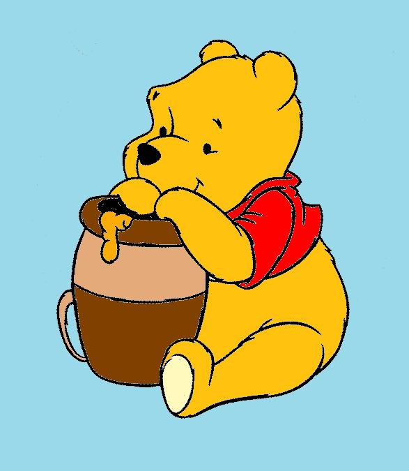 Winnie Pooh estudiando Imagui
