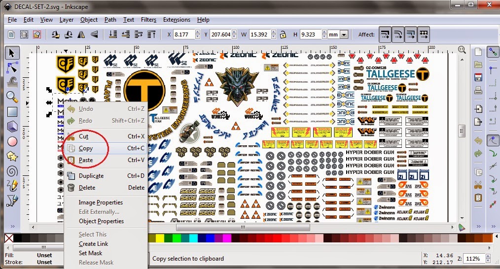 otaku on a budget Custom Waterslide Decals