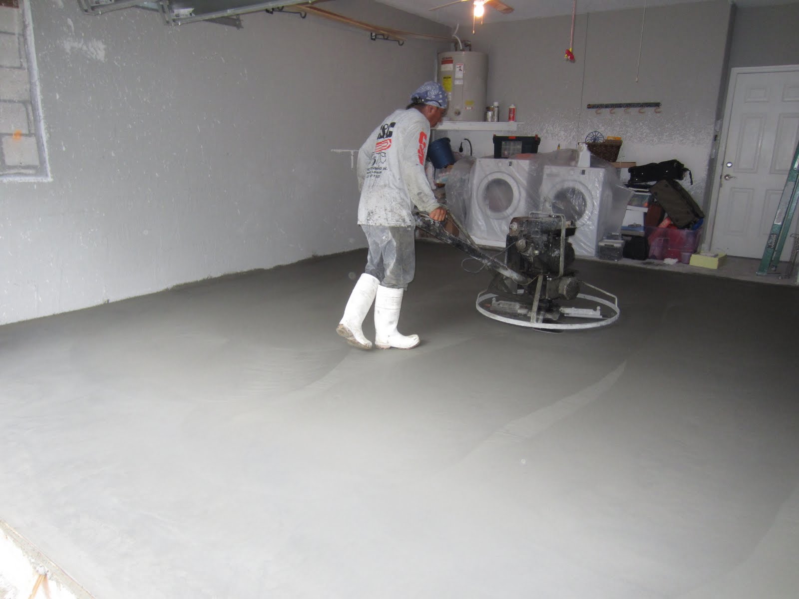 The Cuban In My Coffee Pouring Concrete Floors In The Garage Addition