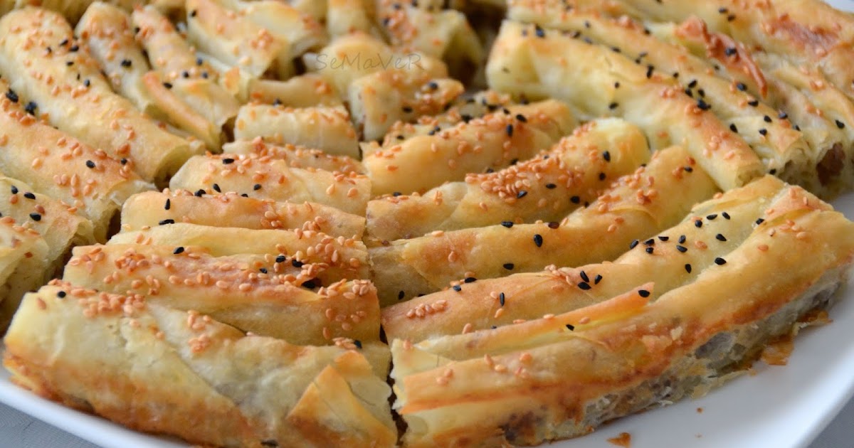 SeMaVeR Patatesli, kıymalı sarma börek