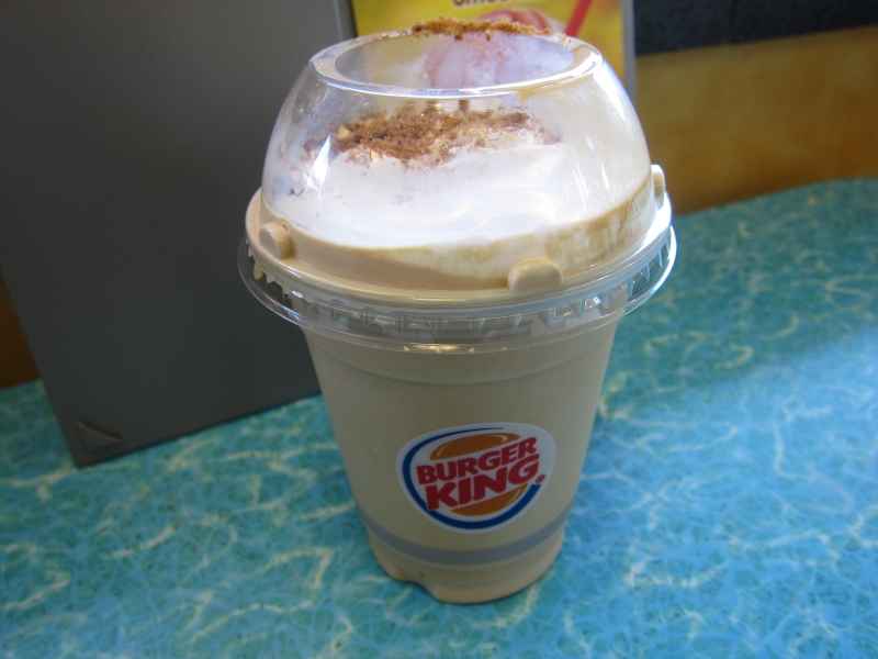 Review Burger King Gingerbread Cookie Shake