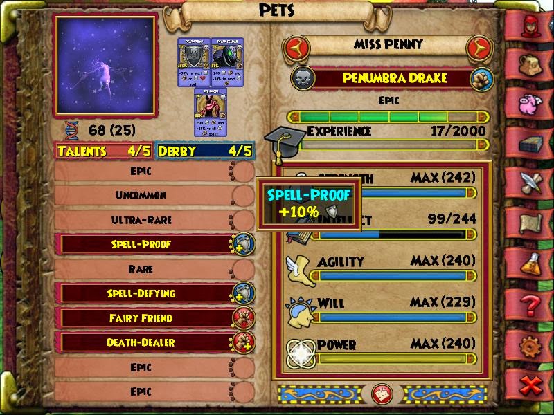 Wizard101 pet talents
