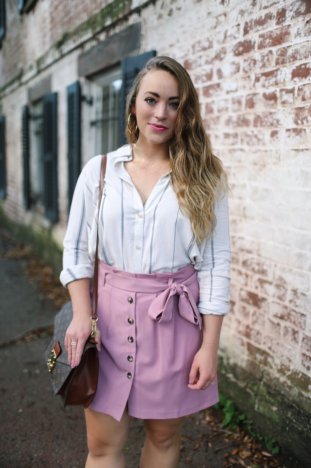 Classic Stripe Shirt + Skirt in Savannah