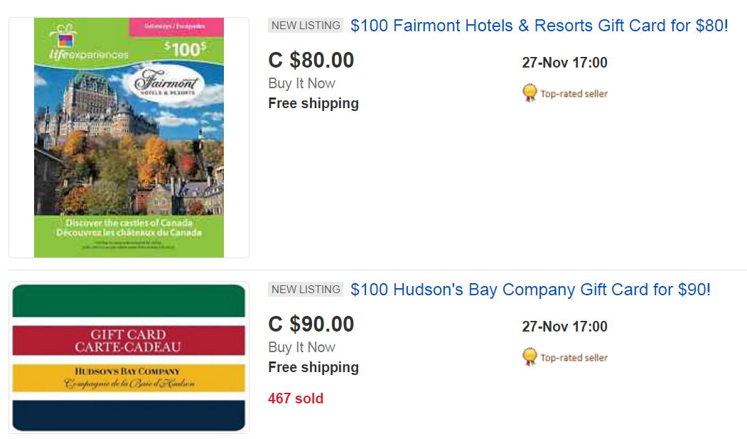 Ebay 200 PetroCanada Gift Cards for 194 + a bonus 25 Fuel Savings Card