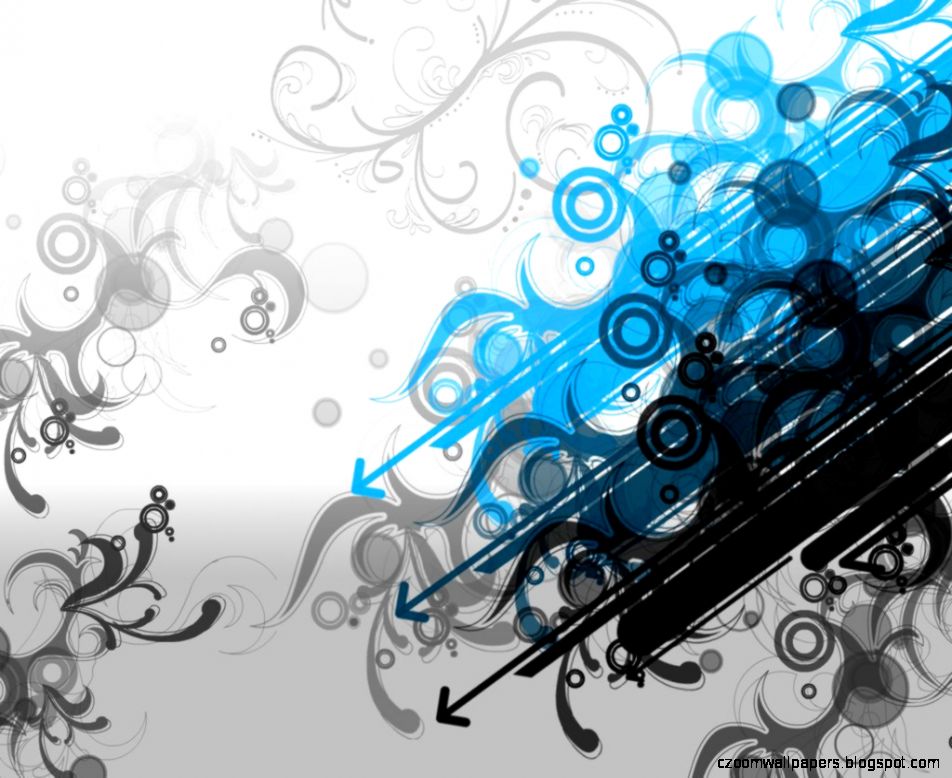 Blue Abstract Design HD