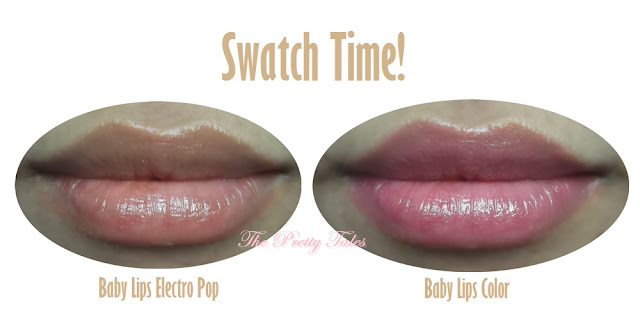 maybelline baby lips original electro pop and color review swatch