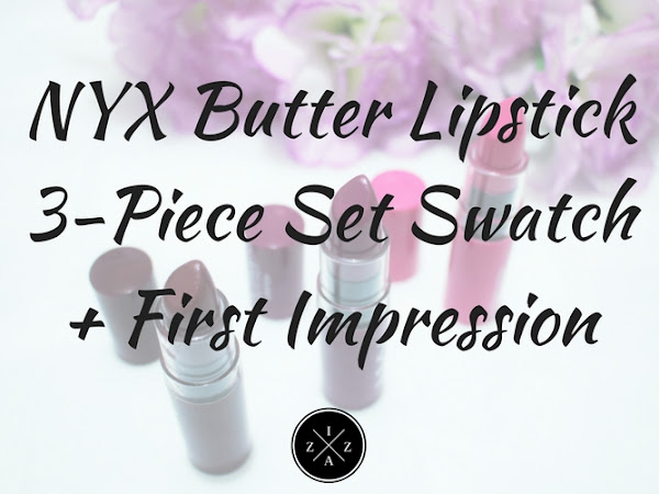 NYX Butter Lipstick 3-Piece Set Swatch + First Impression