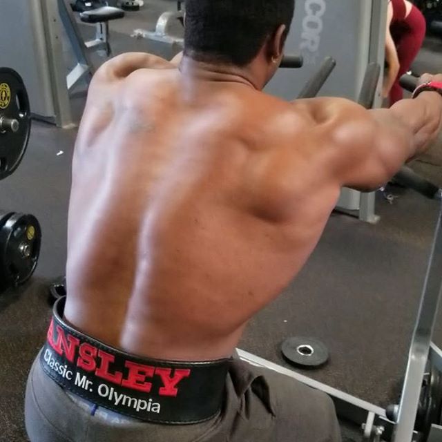 Big muscle with Black shorts