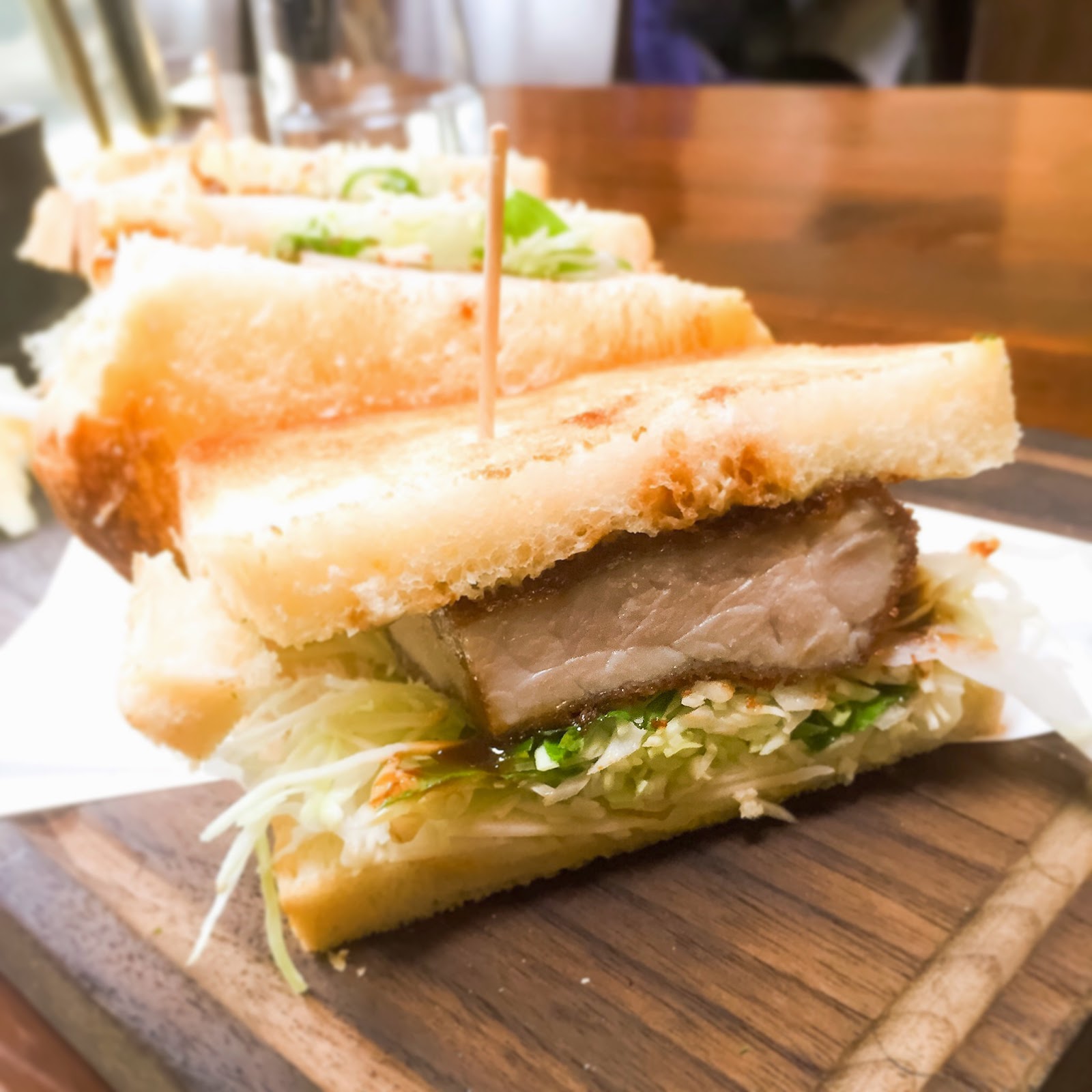 Japanese Foodie Tonkatsu Sandwich at Iyasare, Berkeley USA