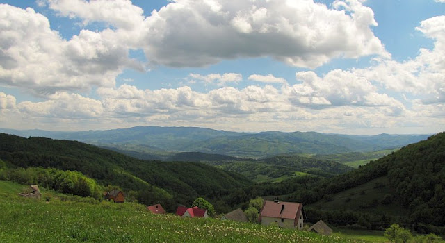 Beskid Sądecki i Gorce z Cisowego Działu.