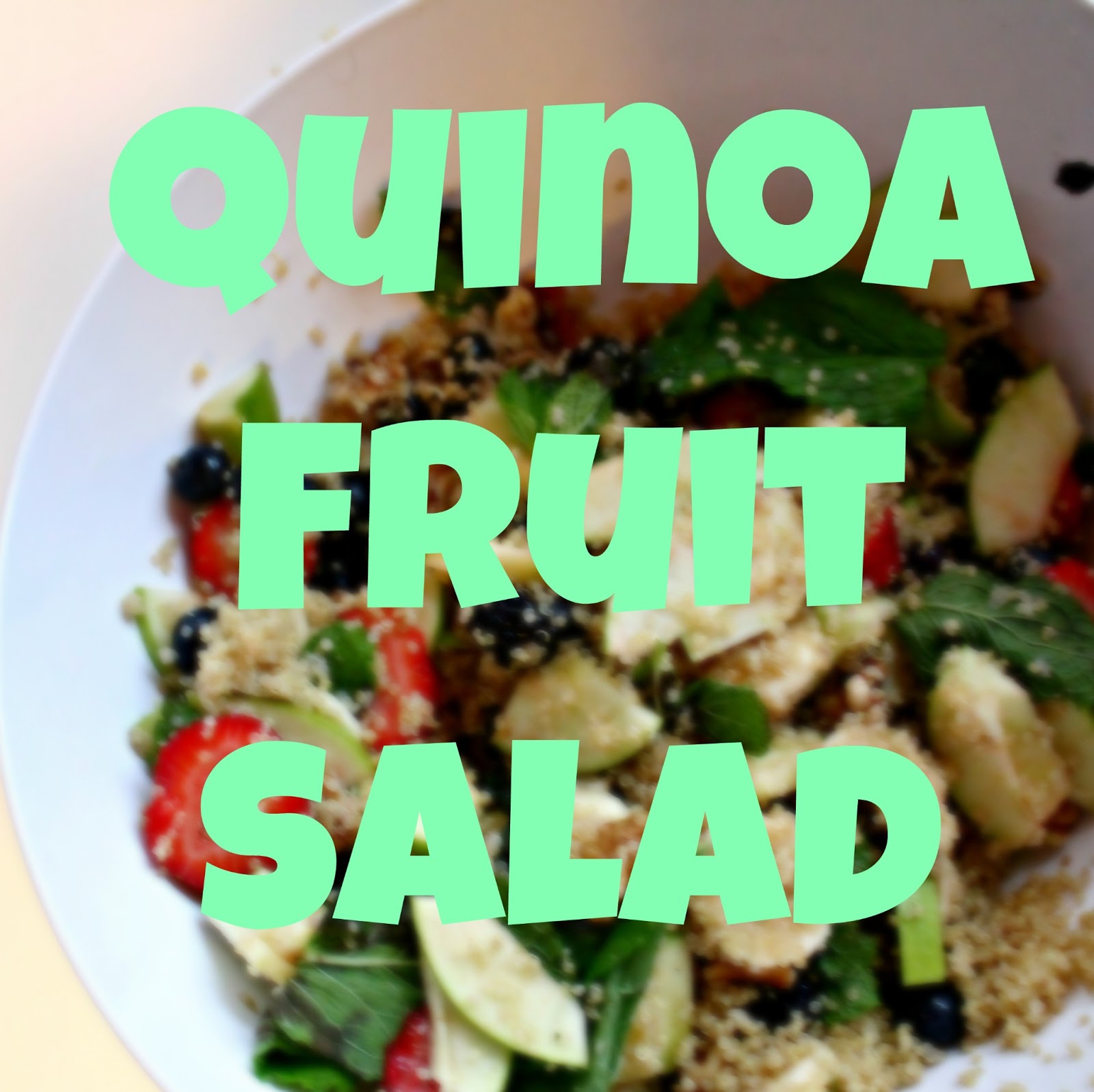 Visibly Moved AllergyFree Quinoa Fruit Salad