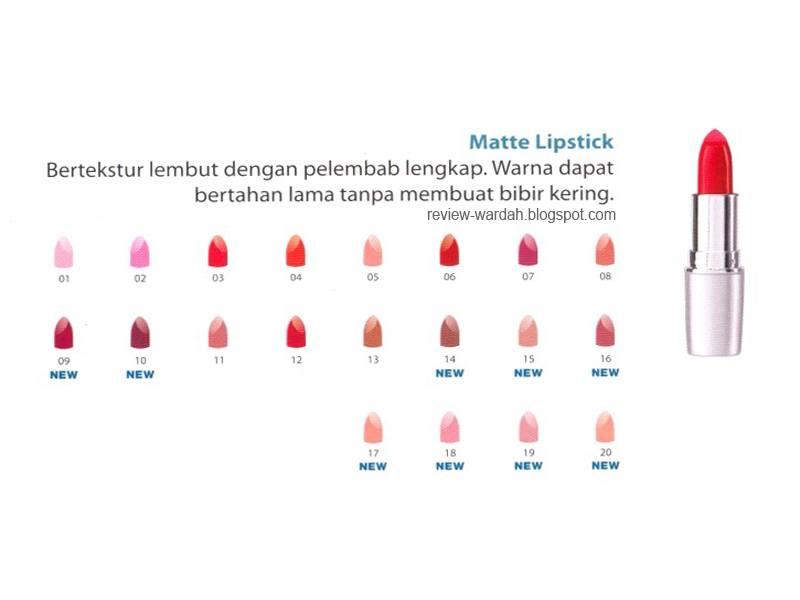Review Lipstick Matte Wardah No.1,2,dan 3 (Soft pink,Pink,dan Red)