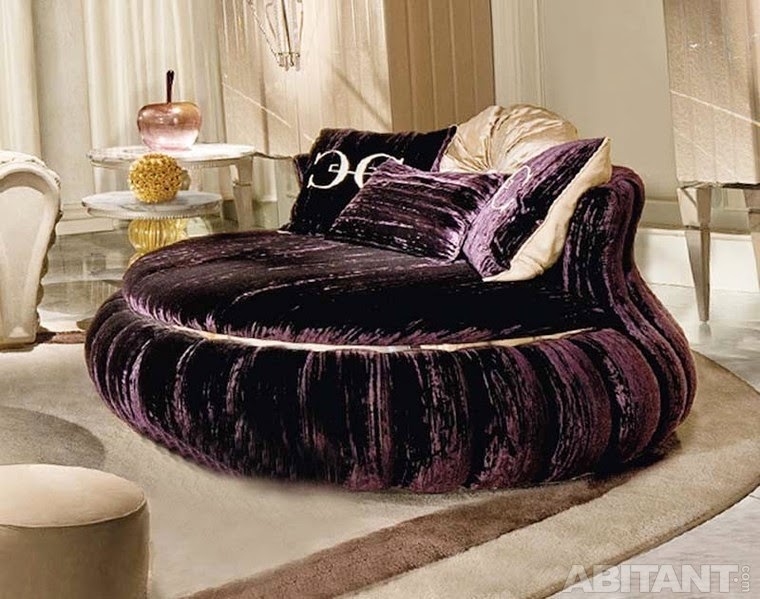 purple round sofa bed, round sectional sofa,round sofas