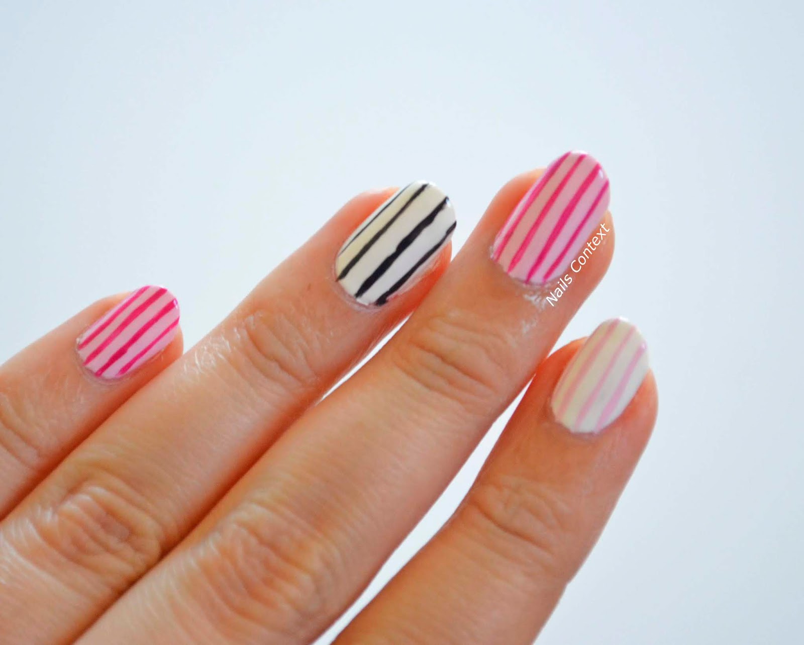 Nails Context: Stripes