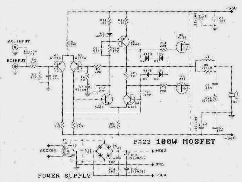 Rangkaian Power Amplifier Sound System 2000 Watt Kole vrogue.co