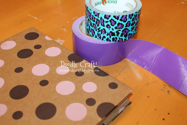Using Colorful Duct Tape to Bind Printed Books — The Designer Teacher