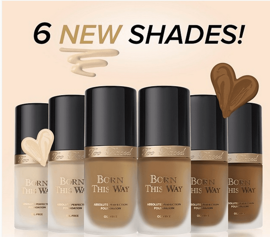 Le fond de teint Born This Way Too Faced élargit sa gamme de teintes BEAUTYLICIEUSE