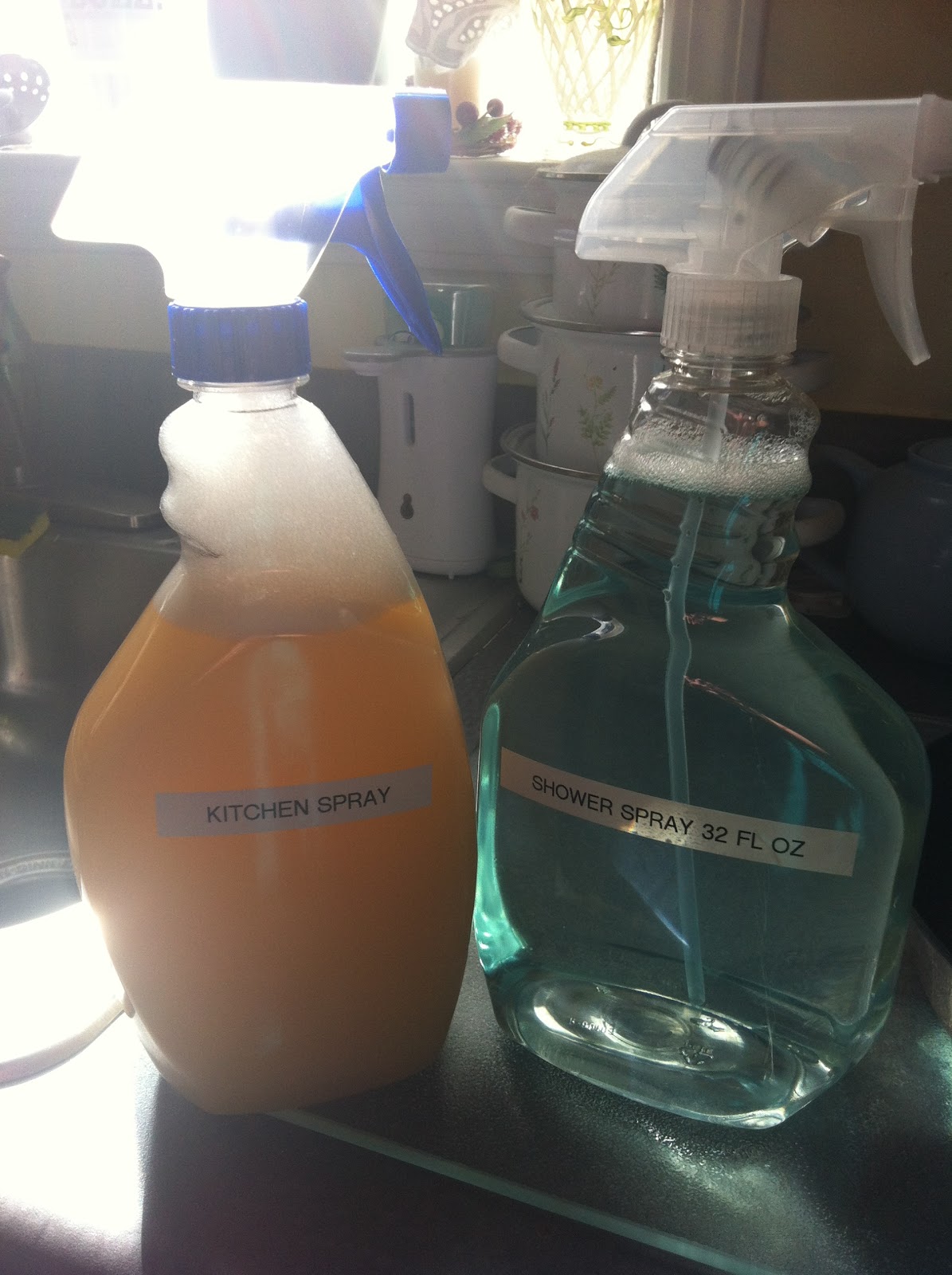 A Dash of Salt and Light DIY Kitchen and Shower Spray