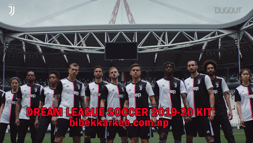Juventus 2019-2020 Dream League Soccer Kit and Logo