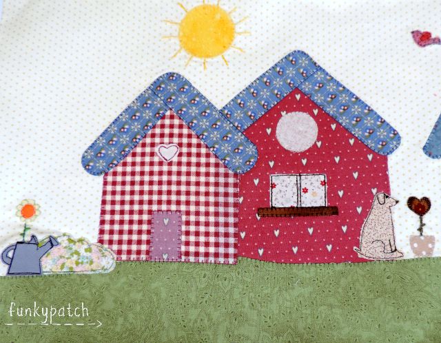 Funda de cojín "country style" hecha por funkypatch