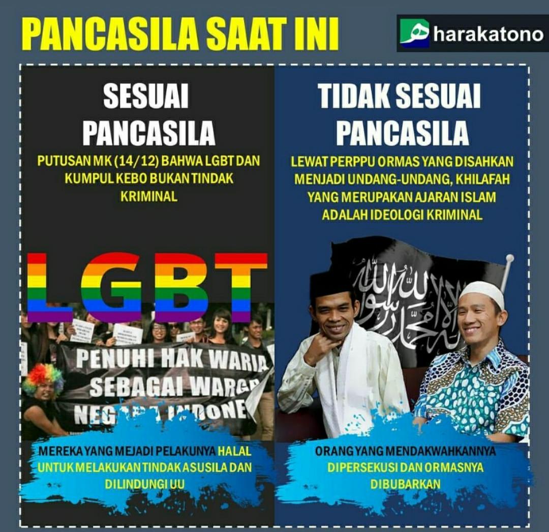 MK Tolak Kriminalisasi LGBT Meme LGBT Sesuai Pancasila BANJIRI