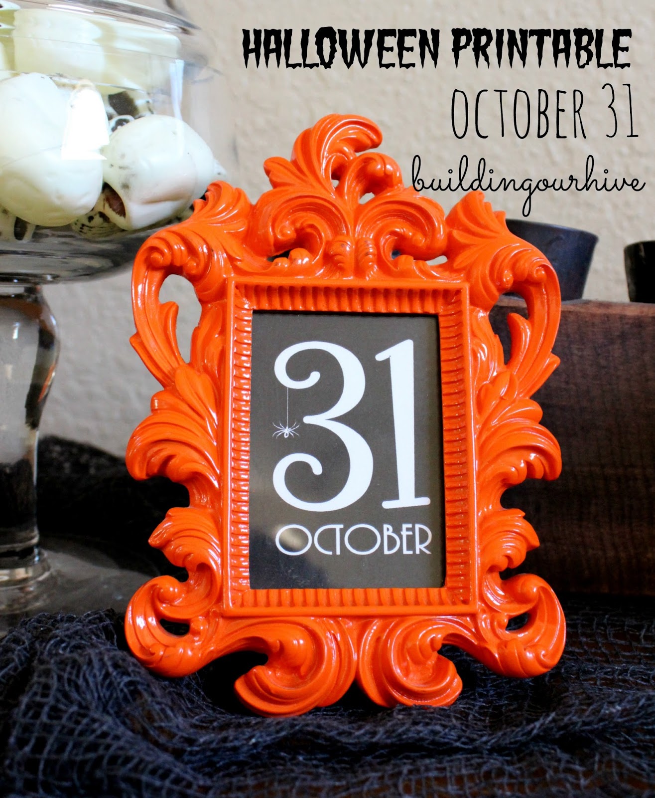 October 31 Printable