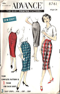 Ruffled Pencil Skirt Pattern | AllFreeSewing.com
