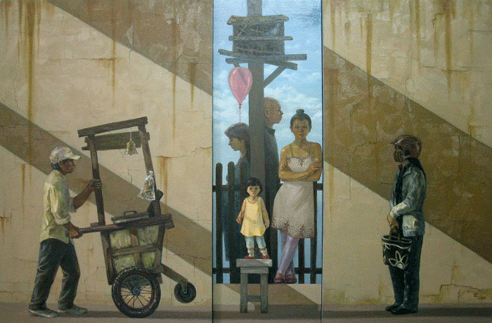 Вьетнамский художник. Tran Quoc Tran Quoc